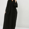 Plain Wide Sleeves Abaya