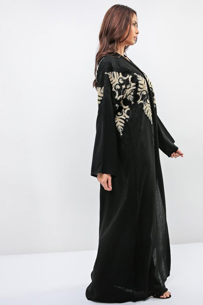 abaya back design