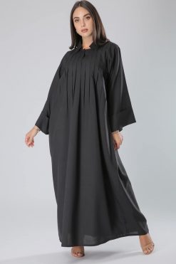 Black Collar Abaya