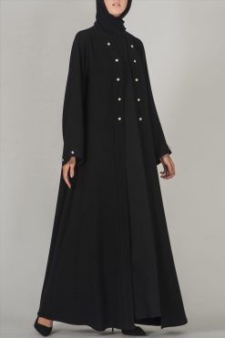 Linen Open Abaya - Najla