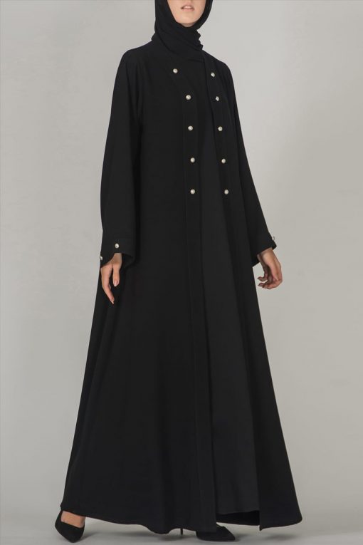 Linen Open Abaya - Najla