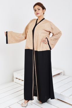 bsi2945 A 3 Two Tone Nida Abaya