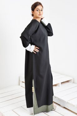 bsi3032 6 3 Modern Crepe Abaya