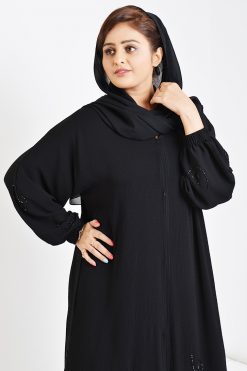 bsi3019 AR 6 Elastic Sleeve Abaya