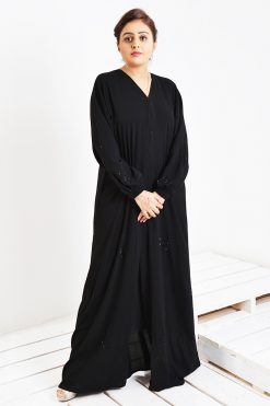bsi3019 AR 5 Elastic Sleeve Abaya