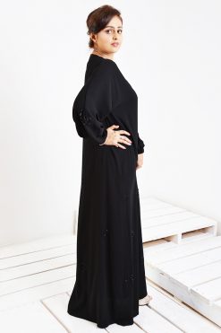 Elastic Sleeve Abaya