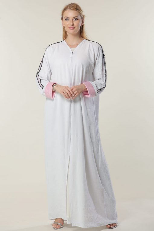 White Abaya - Heracloset Online