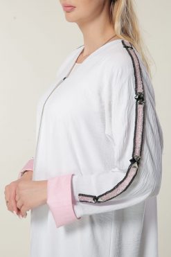 MOILAAM2054 4 White Abaya