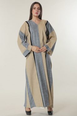 Colorblock Casual Abaya
