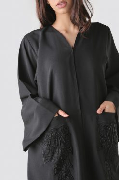 bsi01 aa001 bsi2071 3 Pocket Open Abaya