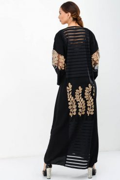 bsi01 aa001 bsi2018 5 Mesh Embroidered Abaya