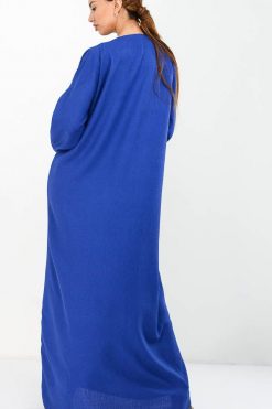 bsi01 aa001 bsi2015 5 ROYAL BLUE FRONT POCKETS ABAYA