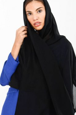 bsi01 aa001 bsi2015 4 ROYAL BLUE FRONT POCKETS ABAYA