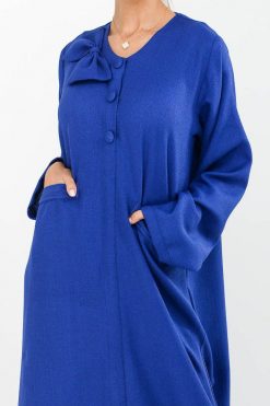 bsi01 aa001 bsi2015 3 ROYAL BLUE FRONT POCKETS ABAYA