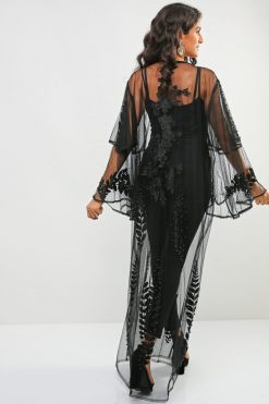 bsi01 aa001 bsi1306 4 Lace Embellished Abaya
