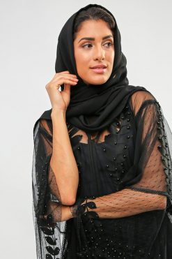 bsi01 aa001 bsi1306 3 Lace Embellished Abaya