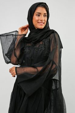 bsi01 aa001 bsi1300 4 Applique Floral Abaya