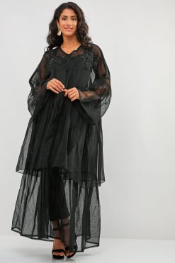 Applique Floral Abaya