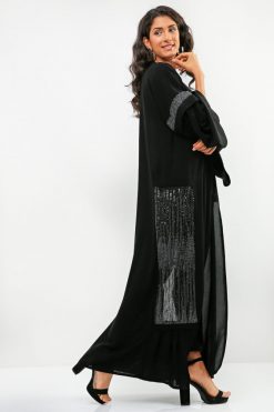 Sequin Abaya Dress