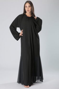 Shimmery Lace Nada Abaya