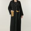 Black Casual Abaya