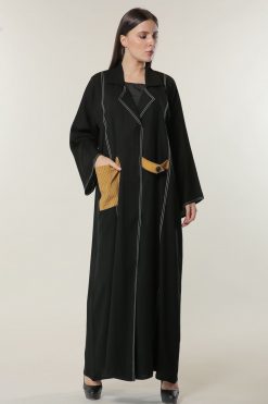 Black Casual Abaya