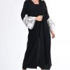 Embroidered Abaya Black