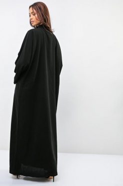 bsi01 aa001 bsi1183 5 Bain Collar Abaya Black