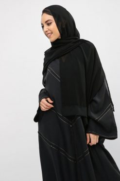 bsi01 aa001 bsi1153 4 Crepe Classic Abaya