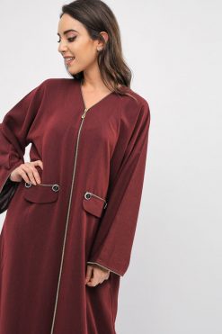 bsi01 aa001 bsi1150 3 Zipper Abaya