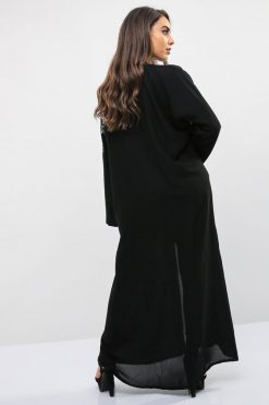 bsi01 aa001 bsi1148 5 Sequin Patched Abaya