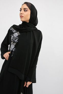 bsi01 aa001 bsi1148 4 Sequin Patched Abaya