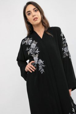 bsi01 aa001 bsi1148 3 Sequin Patched Abaya