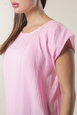 MOIUA Pink 4 Crepe Under Abaya Dress