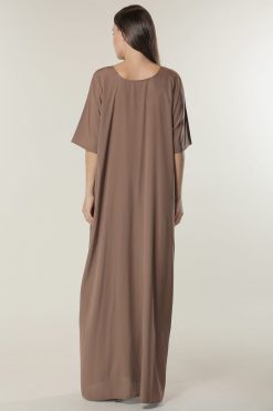 MOIUA60008 3 Light Brown Under Abaya Dress