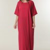 Red Maxi Slip Dress