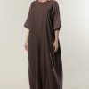 Brown Under Abaya Dress