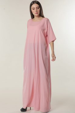 MOIUA60003 4 Pink Under Abaya Dress