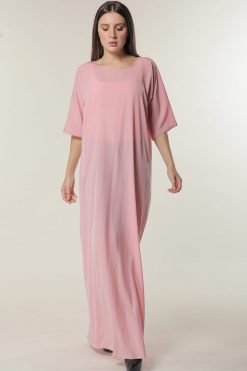 Pink Under Abaya Dress