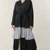 Black Layered Abaya