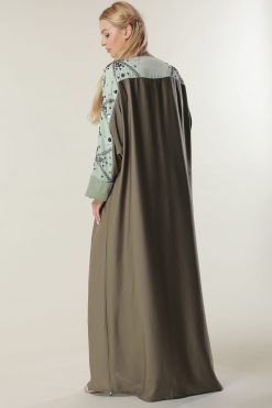 MOILAAM2070 3 Green Colour Abaya