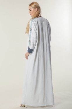 White Colour Abaya 6 MOILAAM2063 3 White Colour Abaya
