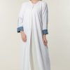 White Colour Abaya
