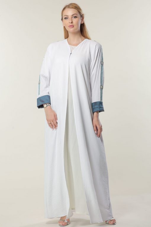 White Colour Abaya
