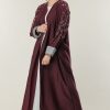 Maroon Colour Abaya