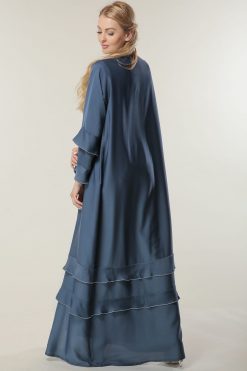 MOILAAM2047 3 Blue Open Abaya