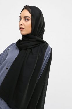 bsi01 aa001 bsi1104 4 Grey And Black Abaya