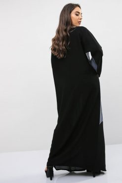 bsi01 aa001 bsi1104 5 Grey And Black Abaya