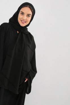bsi01 aa001 bsi1077 3 Button Embellished Abaya