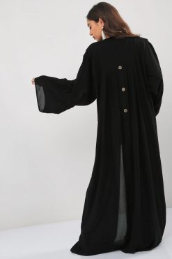 bsi01 aa001 bsi1077 4 Button Embellished Abaya